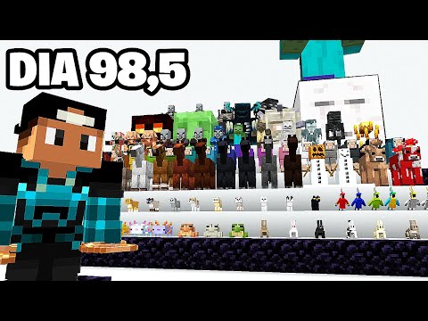 EU SOBREVIVI 100 DIAS CRIANDO UM ZOOLÓGICO NO MINECRAFT