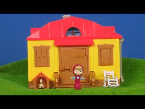 Çocuklar için Maşa ve Ayı Evi Oyuncağı