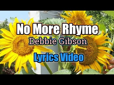 No More Rhyme (Lyrics Video) - Debbie Gibson