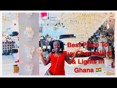 Building In Ghana: Chandelier Installation | The Best Place to Buy Chandeliers & Lights in Ghana!