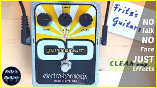 Video thumbnail for Electro Harmonix GERMANIUM OD // Dying Battery Controlled Overdrive by Fritz's Guitars