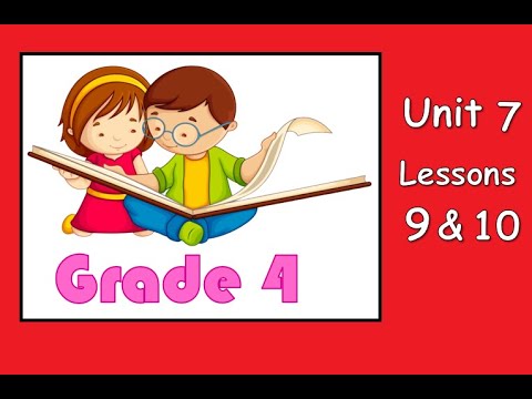 Grade 4 : Unit 7 - lessons 9 & 10 ( partial and standard division)