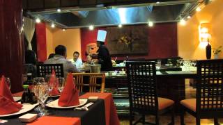 preview picture of video 'Sushiman en Restaurante Kioto PARTE 2. Hotel Barcelo Maya Colonial. EXCLENTE! HD'