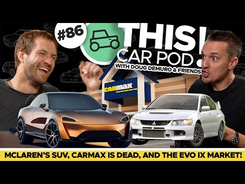 Hoovies Garage Joins! New McLaren SUV, Ford Lightning Canceled & CarMax Collapse? THIS CAR POD! EP86