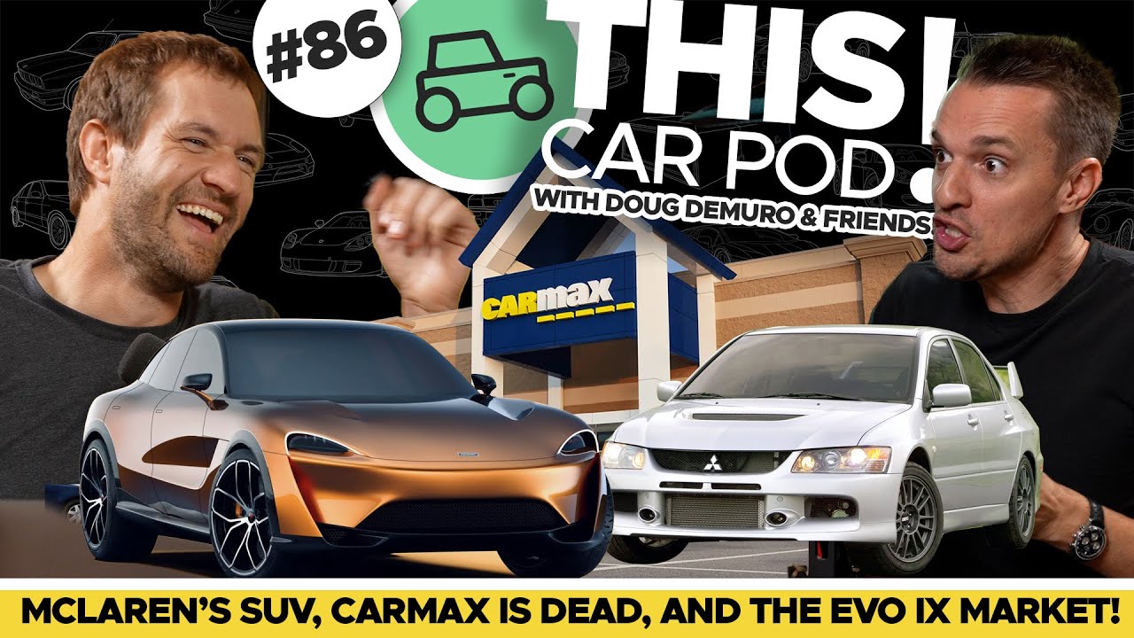 Hoovies Garage Joins! New McLaren SUV, Ford Lightning Canceled & CarMax Collapse? THIS CAR POD! EP86