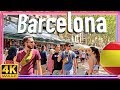 【4K】WALK La Rambla BARCELONA SPAIN walking tour 4k slow tv
