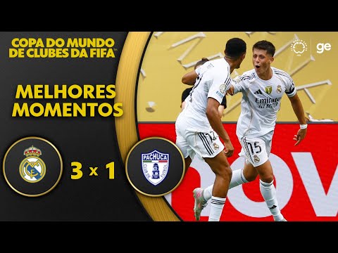 Gols e lances de Real Madrid x Pachuca