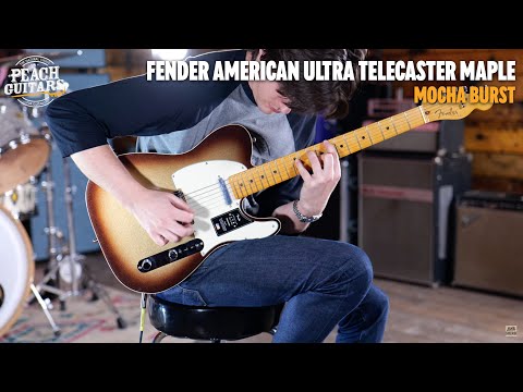 2022 Fender American Ultra Telecaster MN - Mocha Burst | USA Maple Fretboard Noiseless Pickup Compound Radius Locking Tuner 3.38kg | CoA OHSC image 26