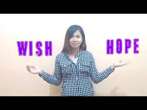 WISH と HOPEの違い　フィリピン留学　ベーシックイングリッシュキャンプ