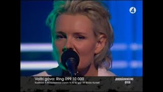 Eva Dahlgren - Här Vill Jag Vara (Jordbävningsgala 2005)