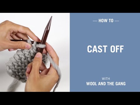 How to cast off your knitting