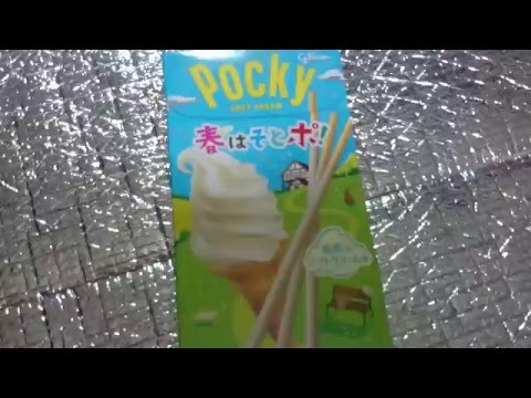 Glico Pocky  Snoopy Chocolate white soft ice cream Stick Coated Biscuit Japan