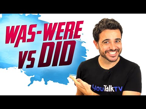 🤔 DID vs WAS / WERE : Cuándo usar cada uno en inglés 🙂