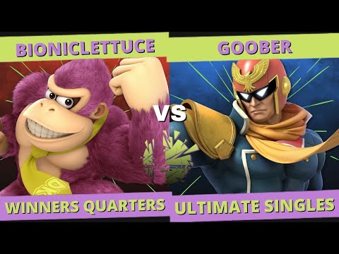 BionicLettuce (Donkey Kong) VS Goober (Captain Falcon) | Tabletop Smash #16 | Winners Quarters