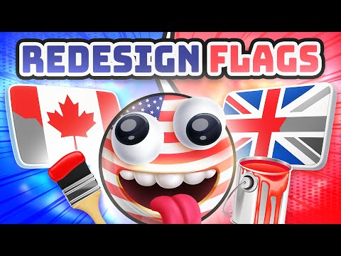 USA Flags but... | Countryballs Compilation