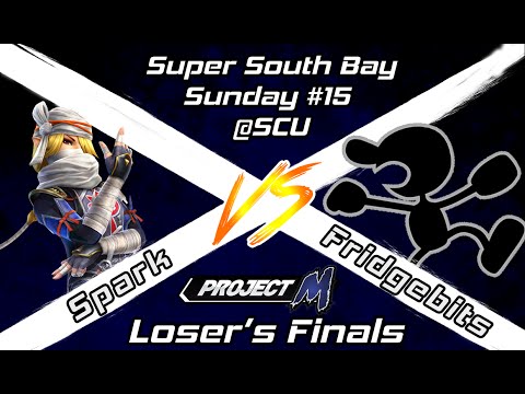 SSBS 15 Losers Finals Spark (Sheik) v Fridgebits (Game and Watch)