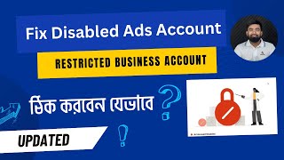 How to fix disabled ads account and recover facebook business account restricted from advertising