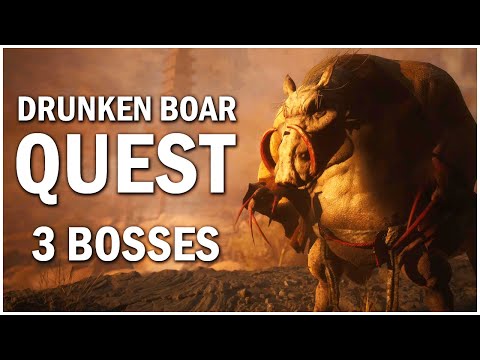 Black Myth Wukong How to Complete Drunken Boar Quest (Chapter 2 SECRET Boss)
