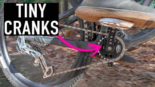 I Mountain Biked TINY Cranks — Better Than You Think