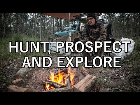 Solo overnight hunting trip in a NSW State Forest + a little bit of gold panning
