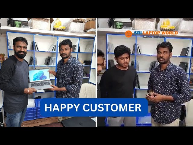 Happy Customer -DELL -LENOVO -Laptop for Sale with best Price in Hyderabad SRI LAPTOP WORLD