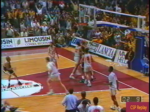 Limoges CSP vs Olympiakos : buzzer-beater pour aller au Final Four 1993 🔥