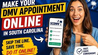 How to make a DMV appointment online in South Carolina