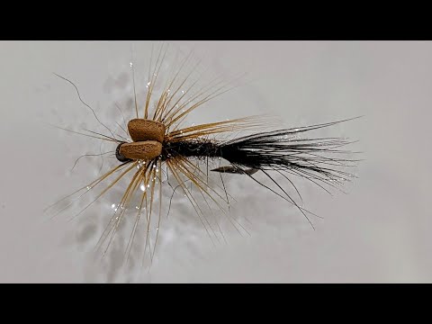 Fly tying-Dry fly with #12 hook
