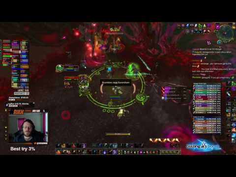 Nihilum vs Mythic Cenarius - Fire Mage PoV(sound muted for 1min)