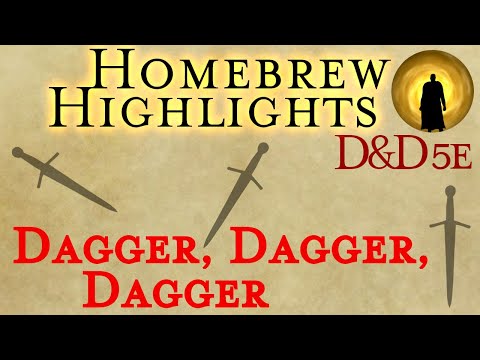 Dagger, Dagger, Dagger...and a Warlock subclass. D&D Homebrew Highlights - The Amethyst Dragon