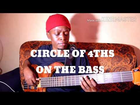 Circle of 4ths on bass - Bass lesson by O.V.Gilberto..