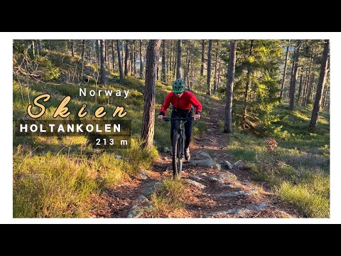 Zjazd z Holtankolen Skien Norwegia.