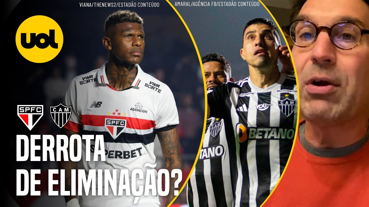 'SÃO PAULO FOI CASTIGADO EM JOGO EM QUE FOI MELHOR'; ARNALDO RIBEIRO AVALIA DERROTA PARA ATLÉTICO MG