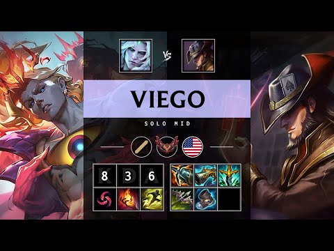 Viego Mid vs Twisted Fate - NA Grandmaster Patch 25.18