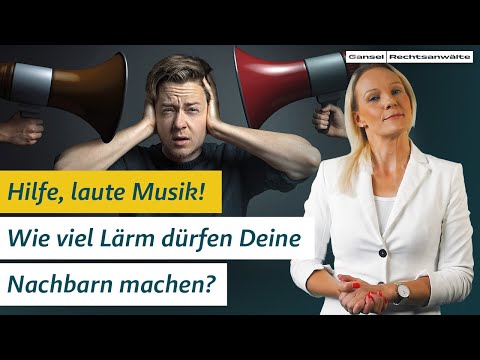 SO laut dürfen Deine NACHBARN wirklich sein!