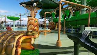 MSC Grandiosa | Wild Forest Aquapark | Kids' Water Fun & Play Area Tour