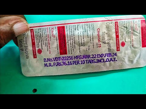 Clopinol Clopidogrel Tablets 75mg