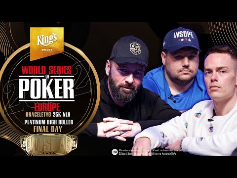 ♠️♦️Daniel Negreanu, Espen Jørstad, Shaun Deeb battle for €482k in the WSOPE €25k High Roller 💸♥️♣️