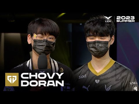 [VIETSUB] Phỏng Vấn GEN Chovy, Doran | LCK Mùa Hè 2023 [T1 vs GEN]