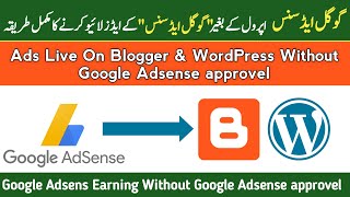Run Google AdSense Ads without AdSense Approval on any Website || Like Adsense Alternative