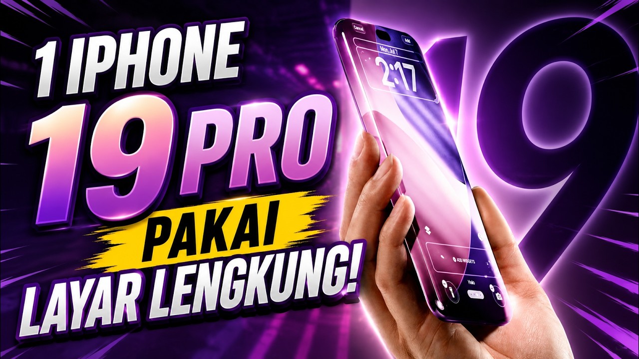 iPhone 19 Pro Bakal Pakai Layar Lengkung, Rilis iQOO 15T, iQOO Pad6 Pro & Siapkan iQOO 16! #WIG 233