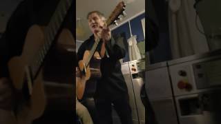 Nick Harper doing Prince & Zappa covers in a launderette