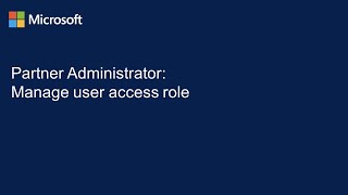 Managing Partner Administrators in the Azure Portal