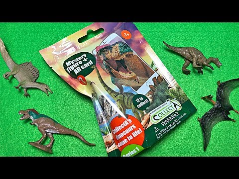 8 New Dinosaur Toys - Dinosaur Mystery Bags - T-Rex Spinosaurs