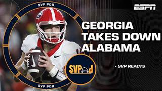 ‘Number 1 team in the country!’ SVP REACTS to Georgia’s ‘violent’ win over Alabama | SVPod