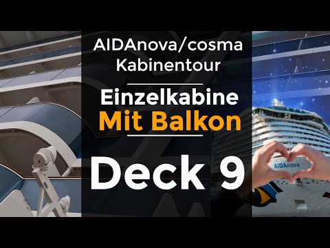 AIDAnova/cosma: Einzelkabine 9321 - Roomtour!