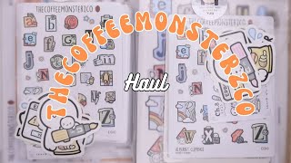 TheCoffeeMonsterzCo Stationery Haul | Birthday Sale