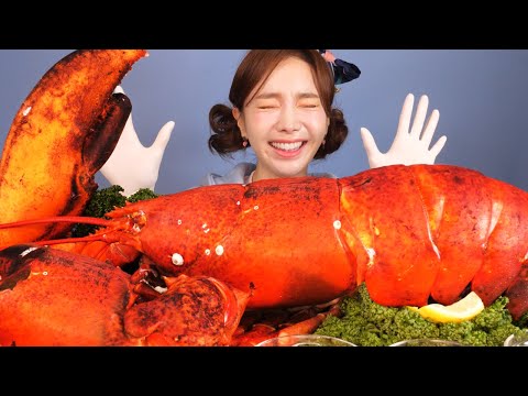 [Mukbang ASMR] OMG! 5.4kg!! 대왕 랍스터 먹방🦞Giant King Lobster Eatingshow realsound Ssoyoung