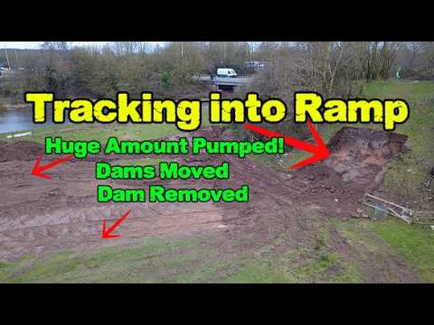 **Huge Update** Llangollen Canal Breach, Whitchurch.  Track, Dams, Water Pumped