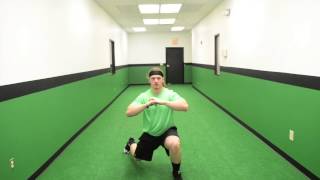 341. 45° Bodyweight Walking Lunge
